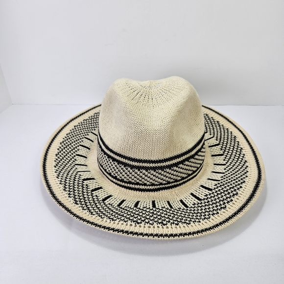 Anthropologie Wyeth Nubby Striped Panama Hat